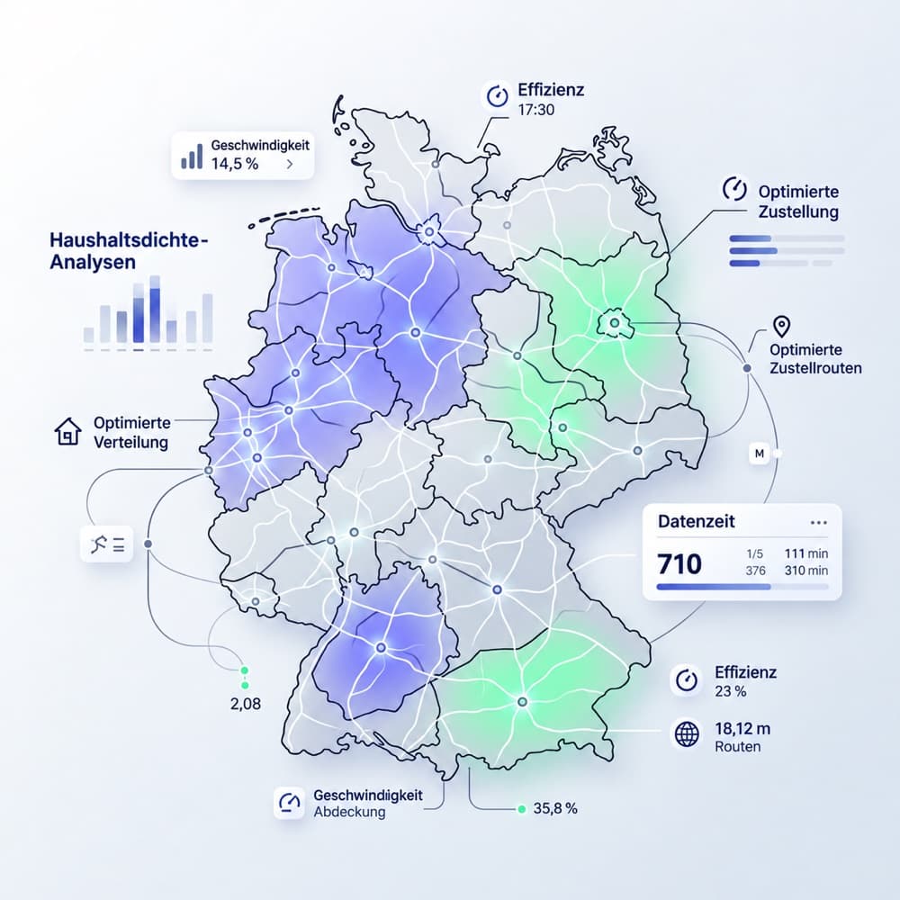 Intelligente Prospektplanung Deutschlandkarte