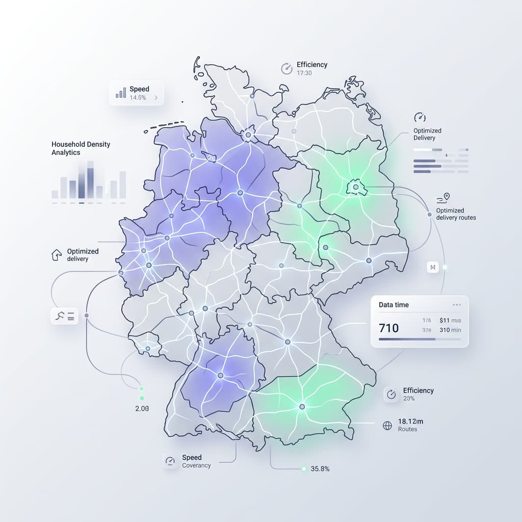 Intelligente Prospektplanung Deutschlandkarte